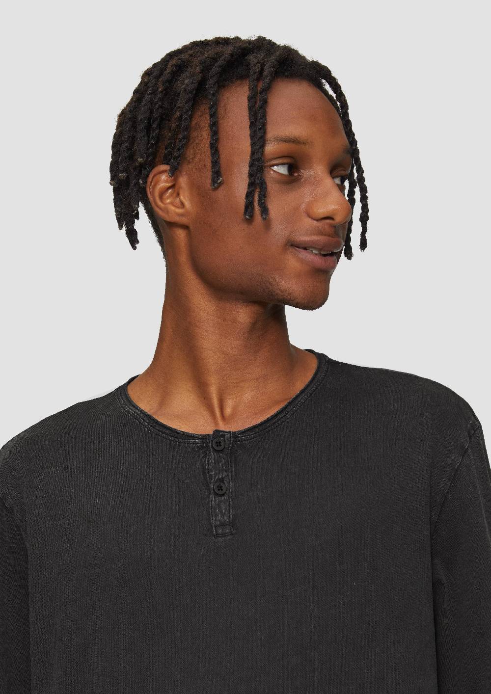 S.Oliver Gewaschenes Longsleeve Mit Rollkante