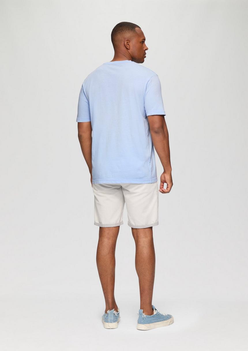 S.Oliver Gewaschenes T-Shirt Mit Frontprint