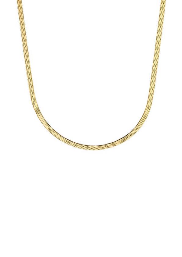 S.Oliver Goldene Edelstahl-Halskette