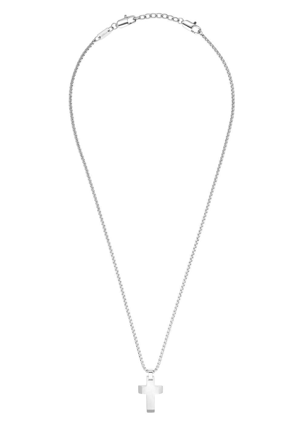 S.Oliver Halskette Mit Kreuz-Anhänger