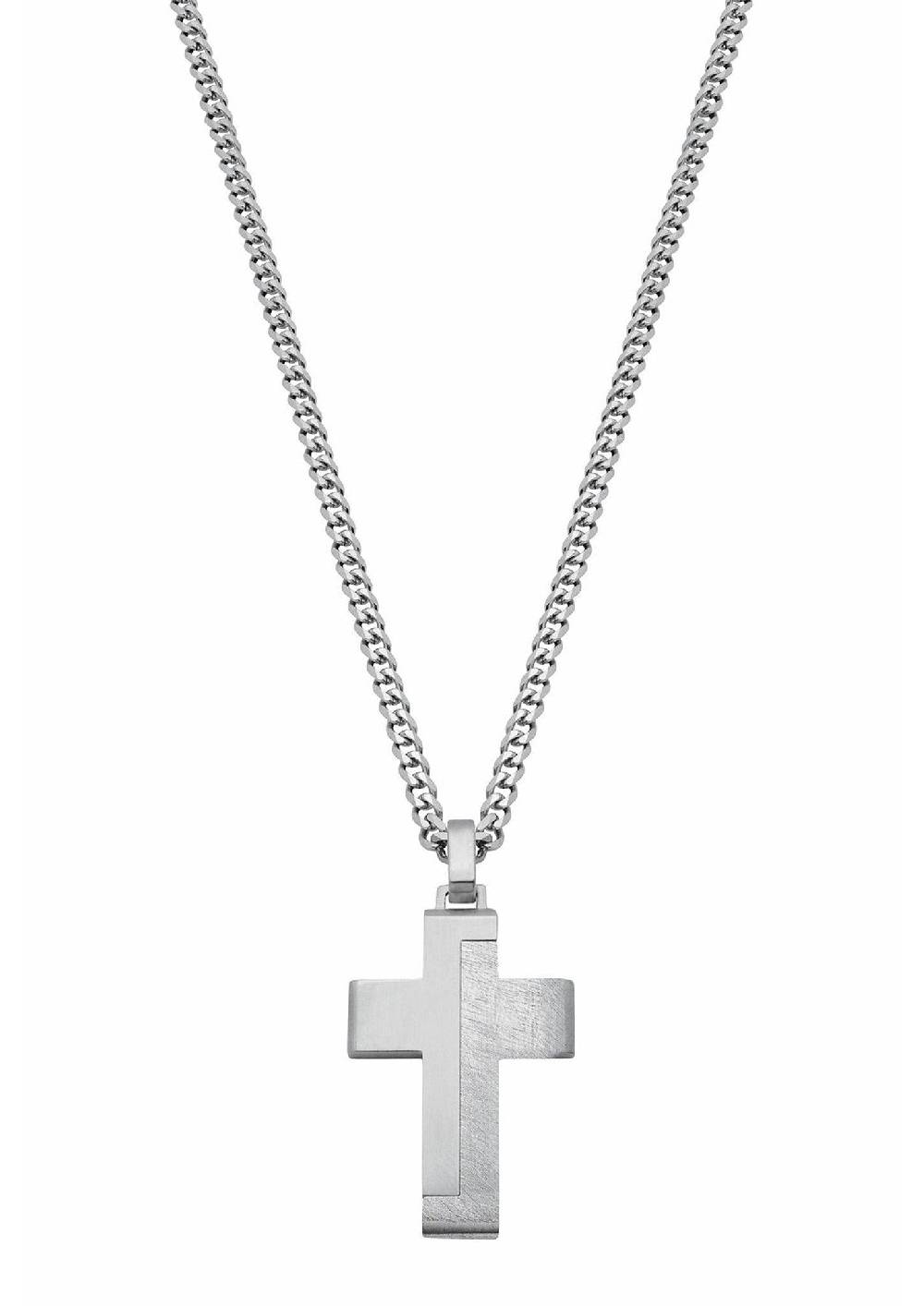 S.Oliver Halskette Mit Kreuzanhänger