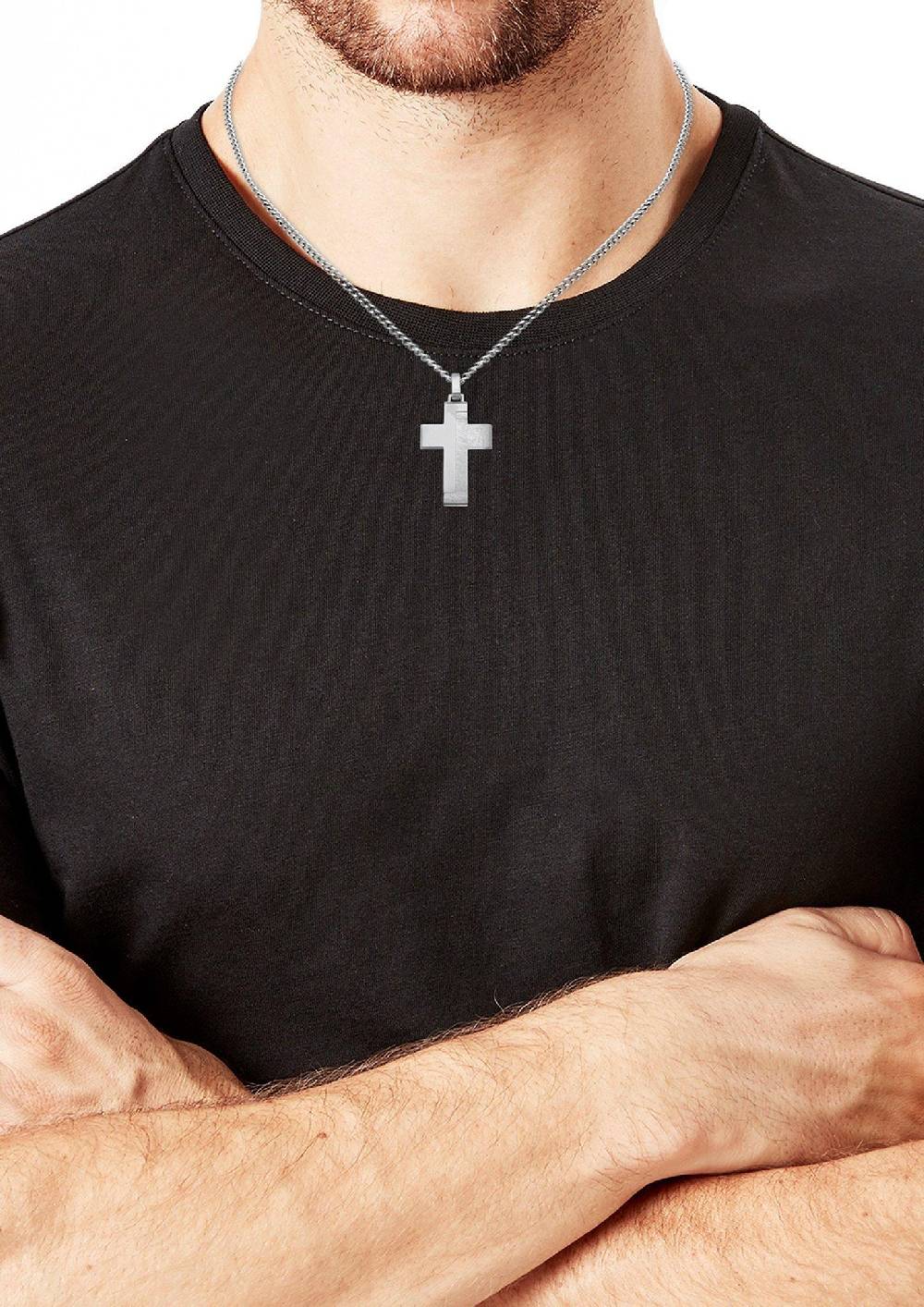 S.Oliver Halskette Mit Kreuzanhänger