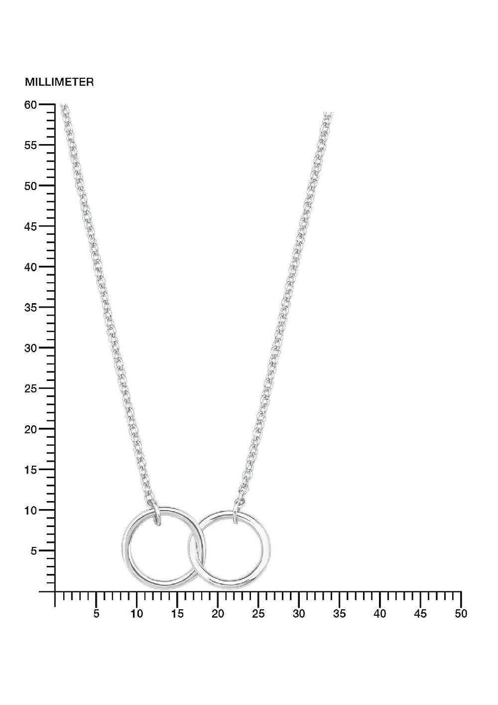 S.Oliver Halskette Mit Verschlungenen Ringen
