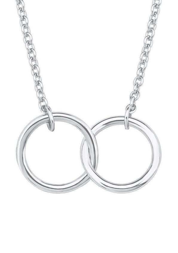 S.Oliver Halskette mit verschlungenen Ringen