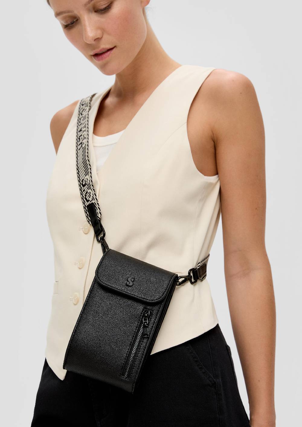 S.Oliver Handytasche Aus Lederimitat