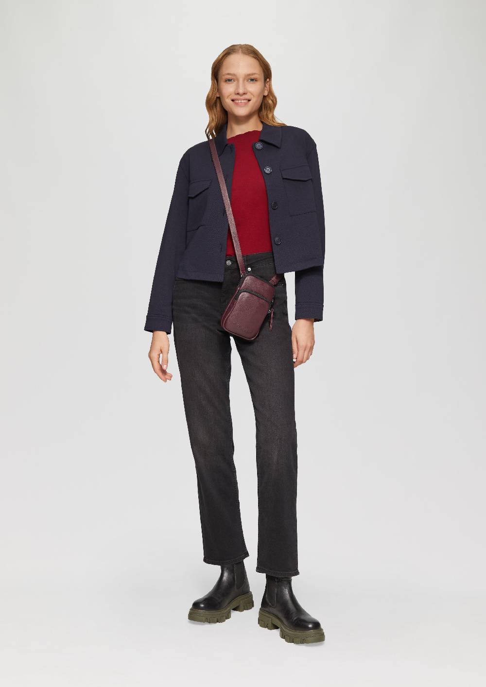 S.Oliver Handytasche In Leder-Optik