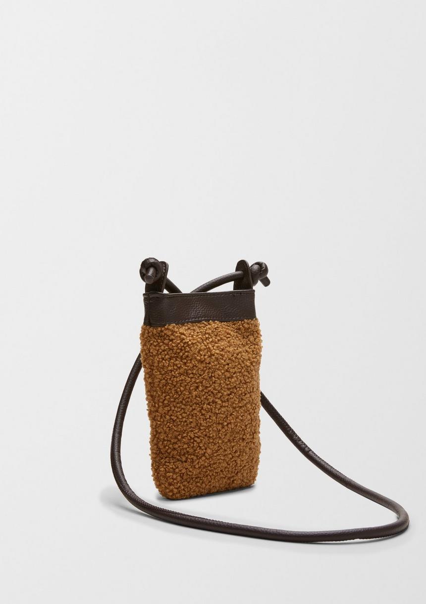 S.Oliver Handytasche Mit Teddyplüsch