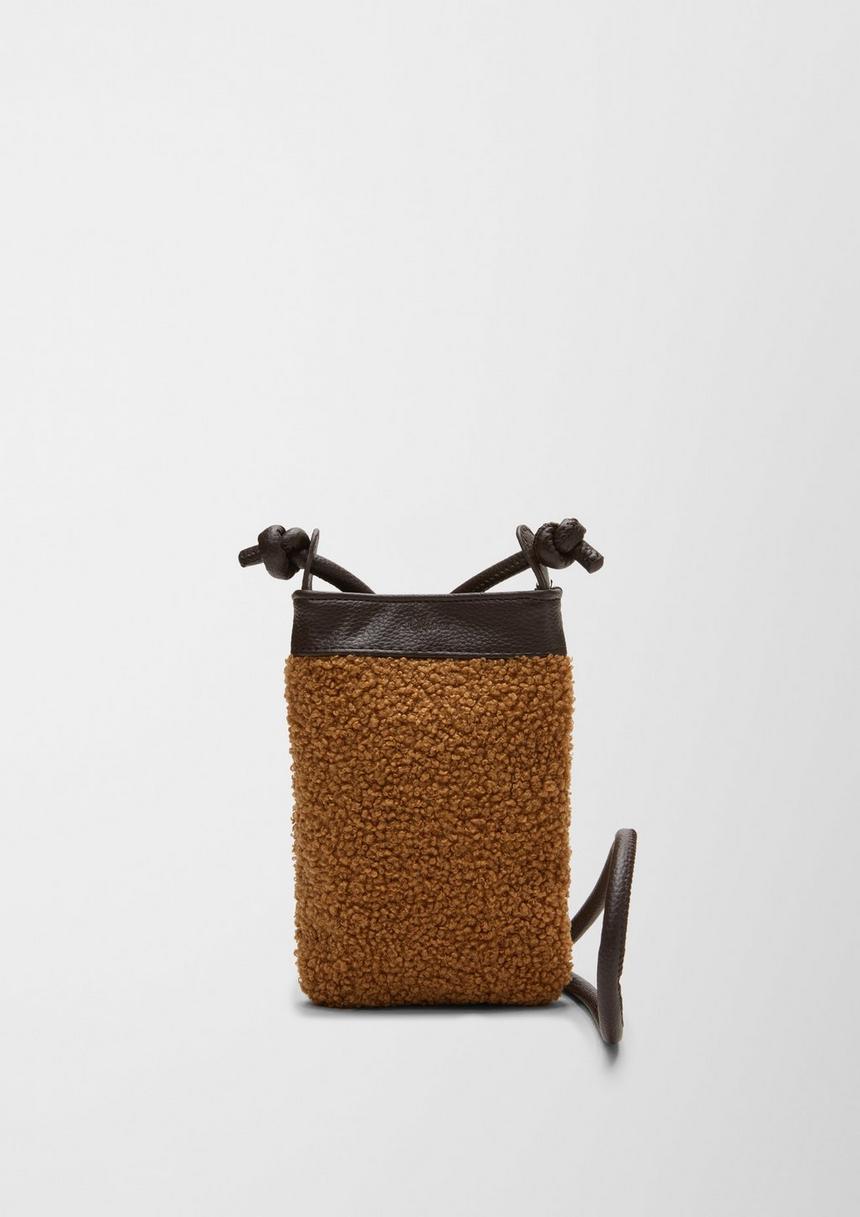 S.Oliver Handytasche mit Teddyplüsch
