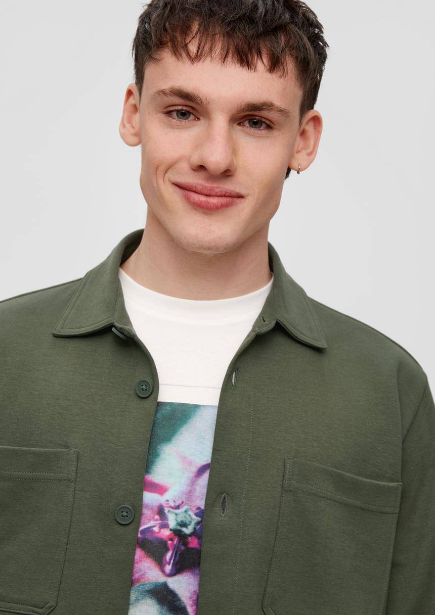 S.Oliver Hemd Aus Interlockjersey