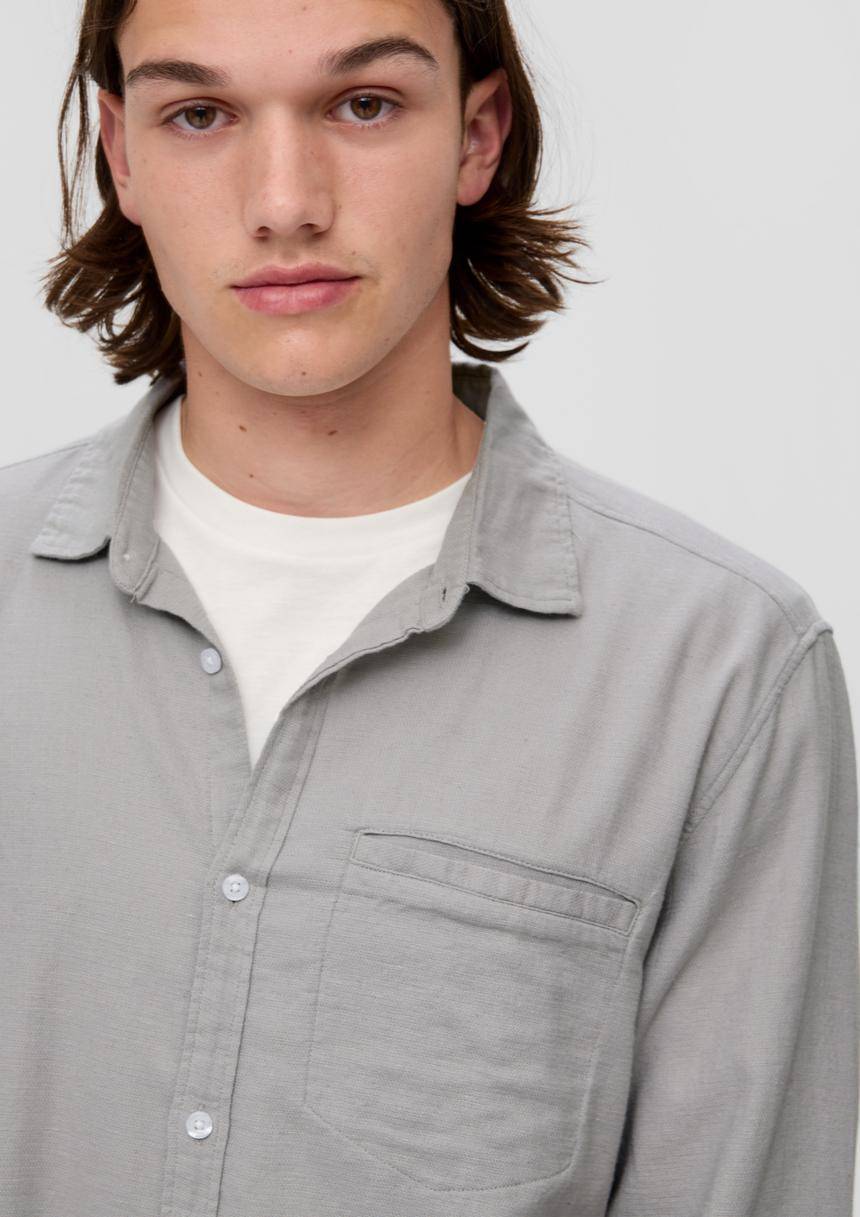 S.Oliver Hemd Aus Leinenmix
