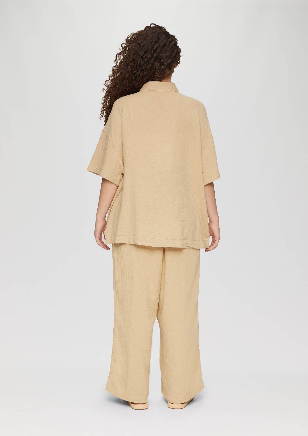 S.Oliver Hemdbluse Aus Baumwolle In Kurzer Länge