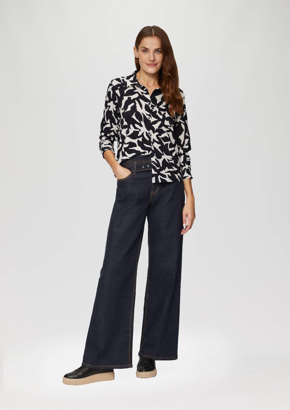 S.Oliver Hemdbluse Aus Jersey