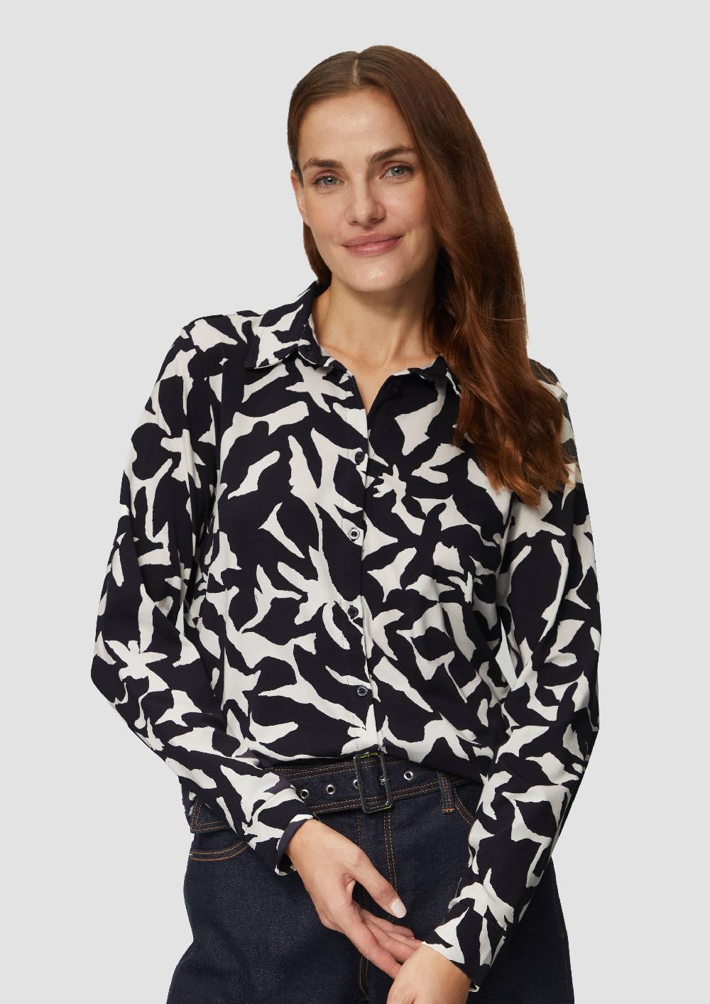 S.Oliver Hemdbluse Aus Jersey