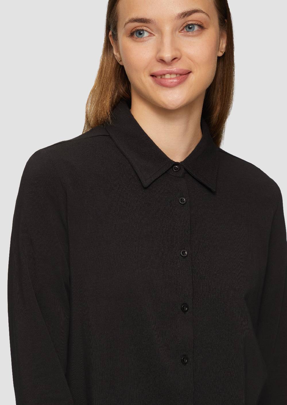 S.Oliver Hemdbluse Aus Jersey
