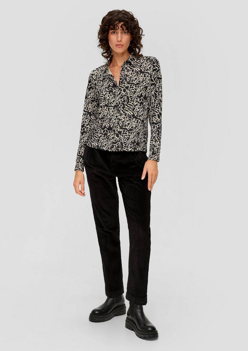 S.Oliver Hemdbluse Aus Jersey