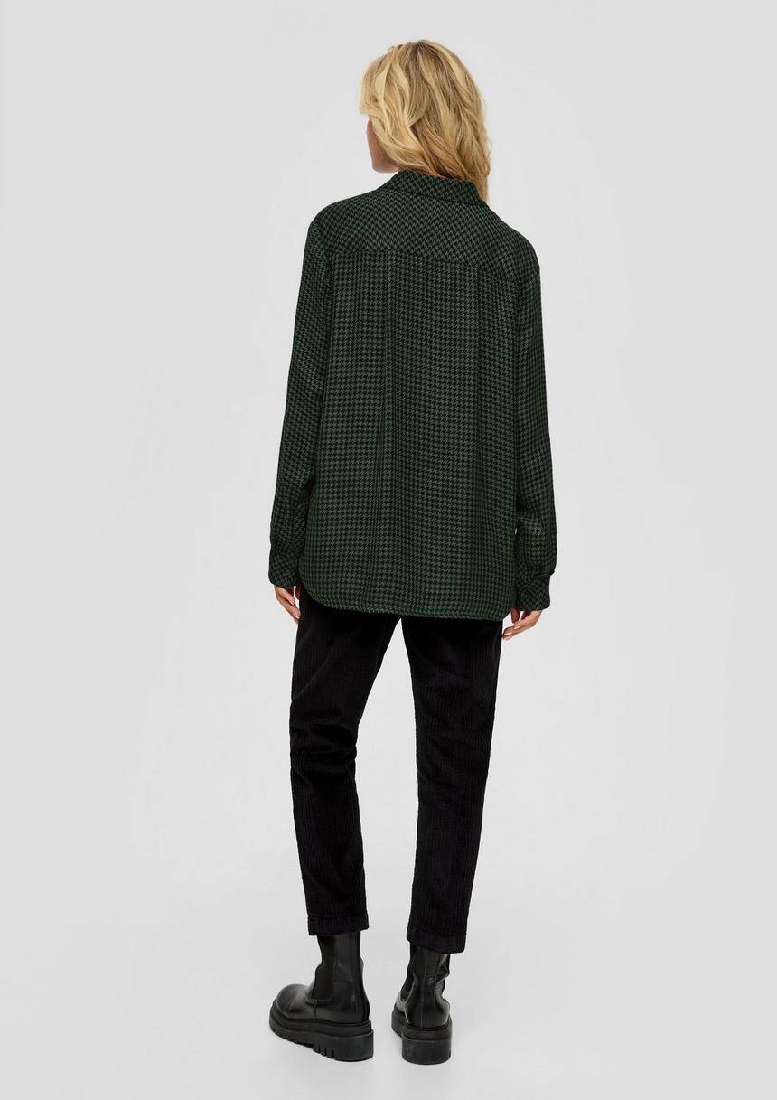 S.Oliver Hemdbluse Aus Viskosemix