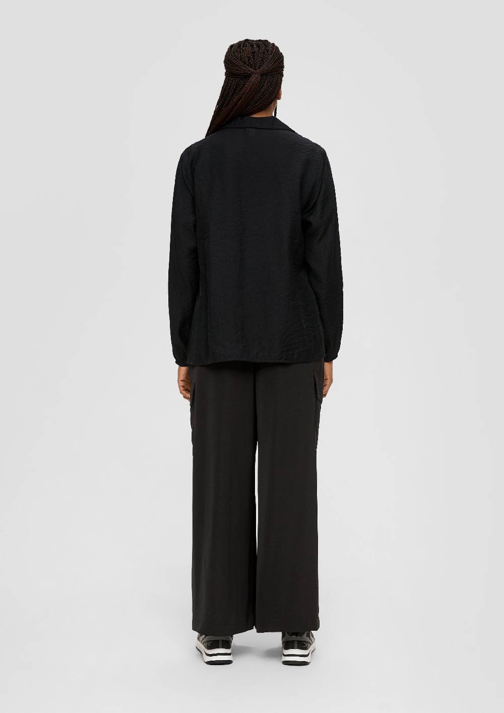 S.Oliver Hemdbluse Mit Dobby-Struktur