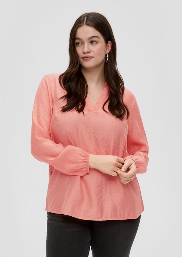 S.Oliver Hemdbluse mit Dobby-Struktur