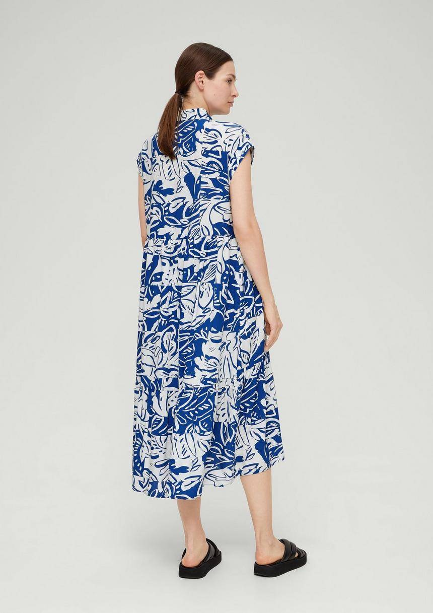 S.Oliver Hemdblusenkleid Aus Popeline