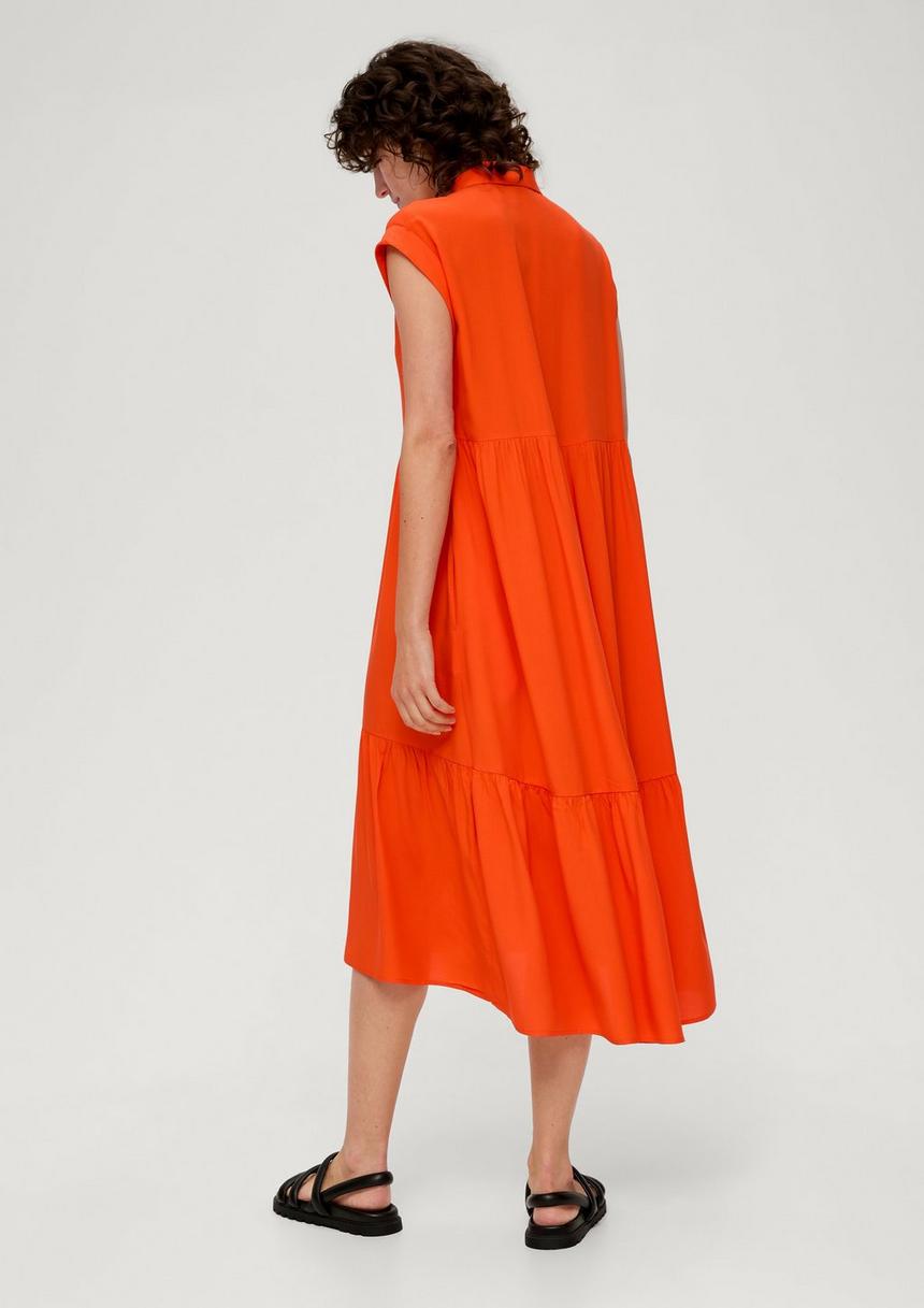 S.Oliver Hemdblusenkleid Aus Popeline