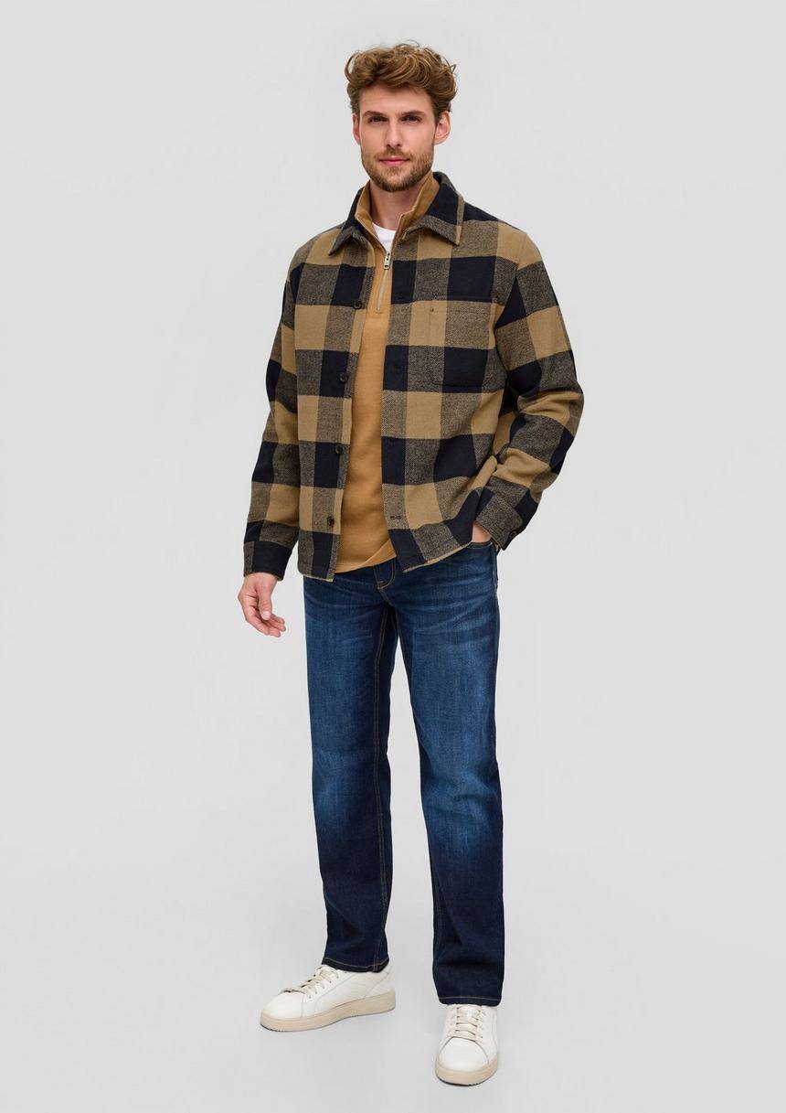 S.Oliver Hemdjacke Mit Twill-Struktur
