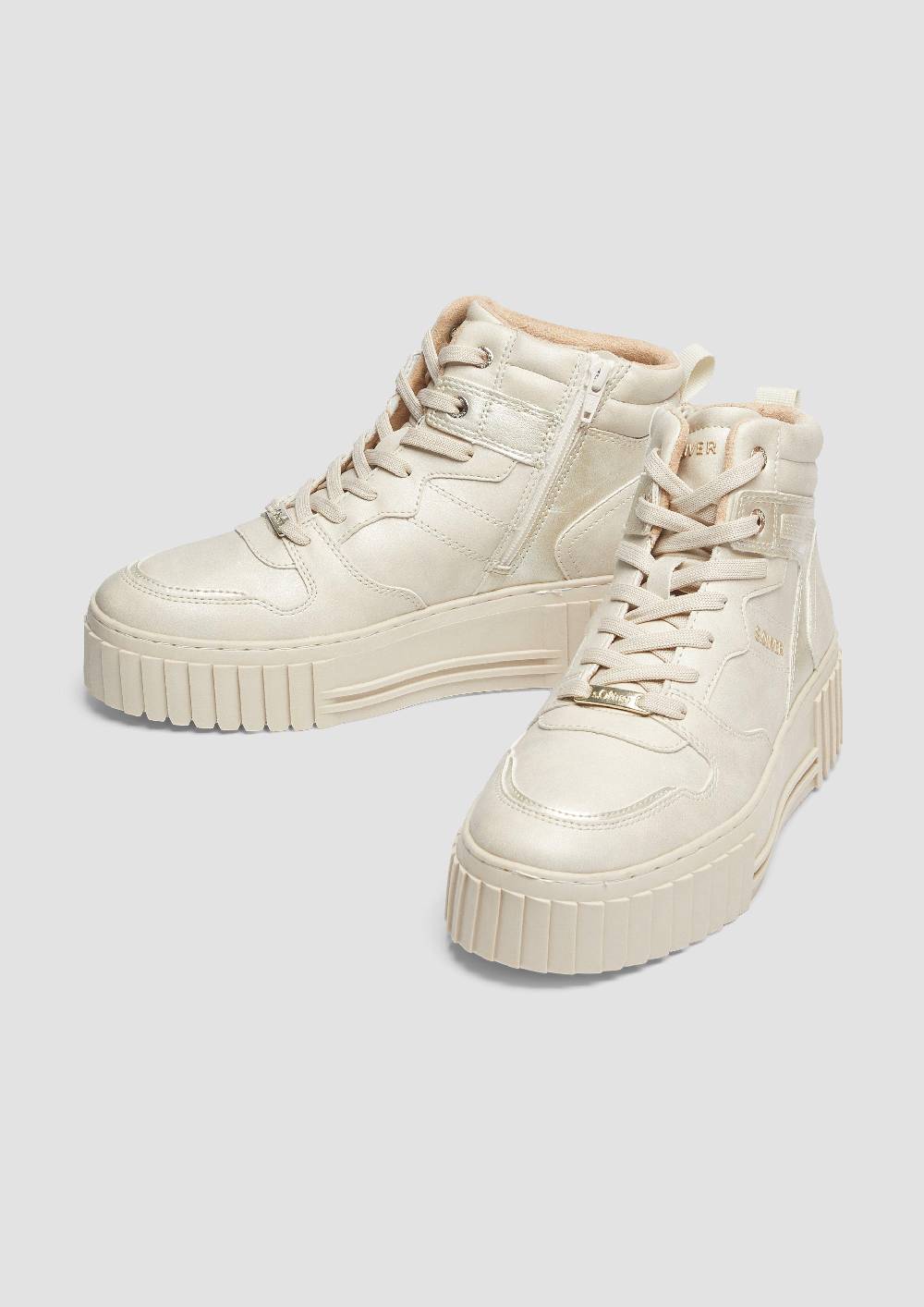 S.Oliver High Sneaker Im Fabricmix