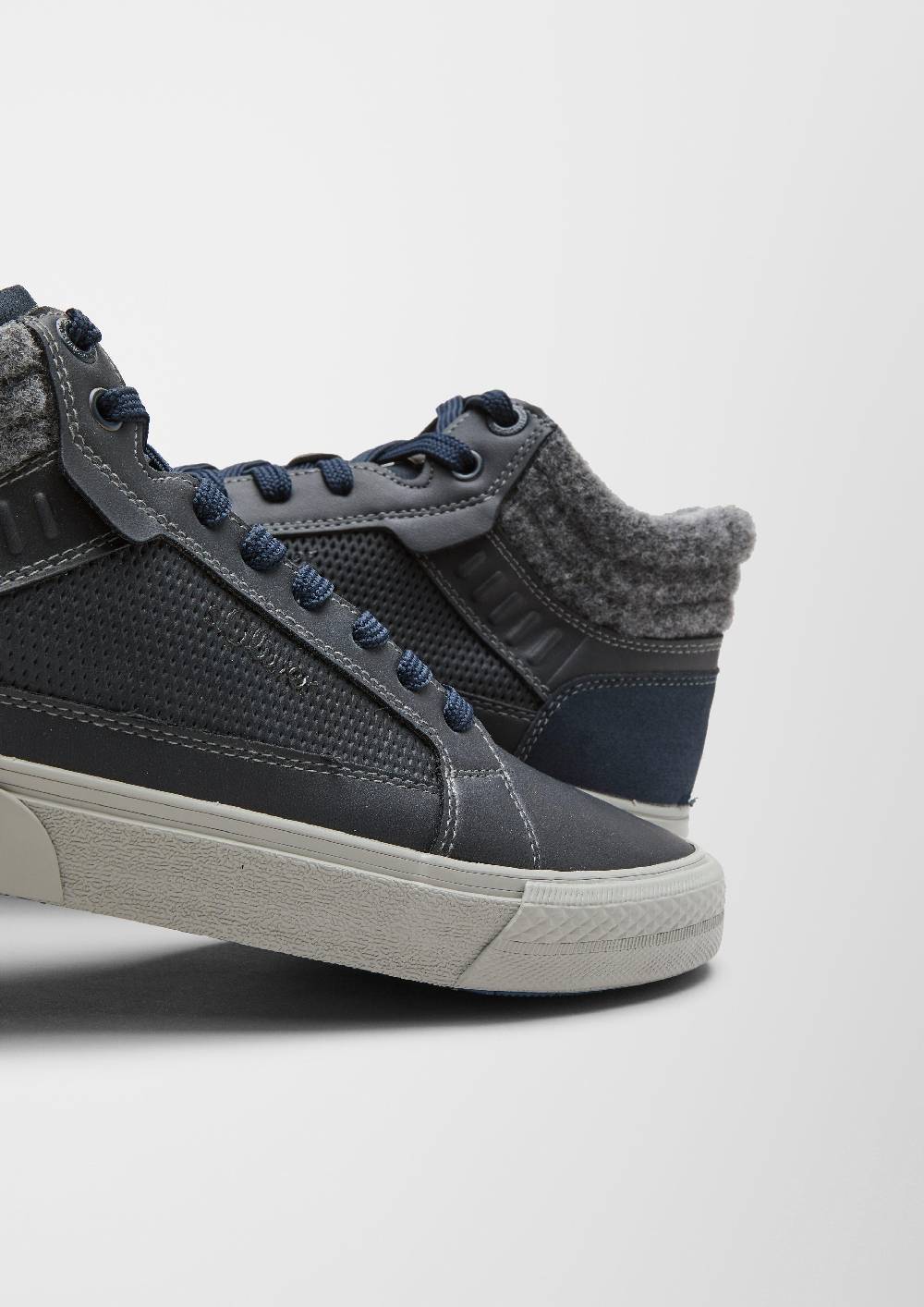 S.Oliver High Sneaker Im Materialmix