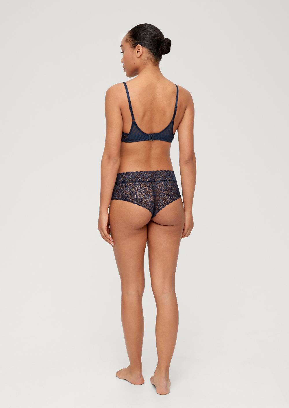 S.Oliver Highwaist-Slip Mit Spitze