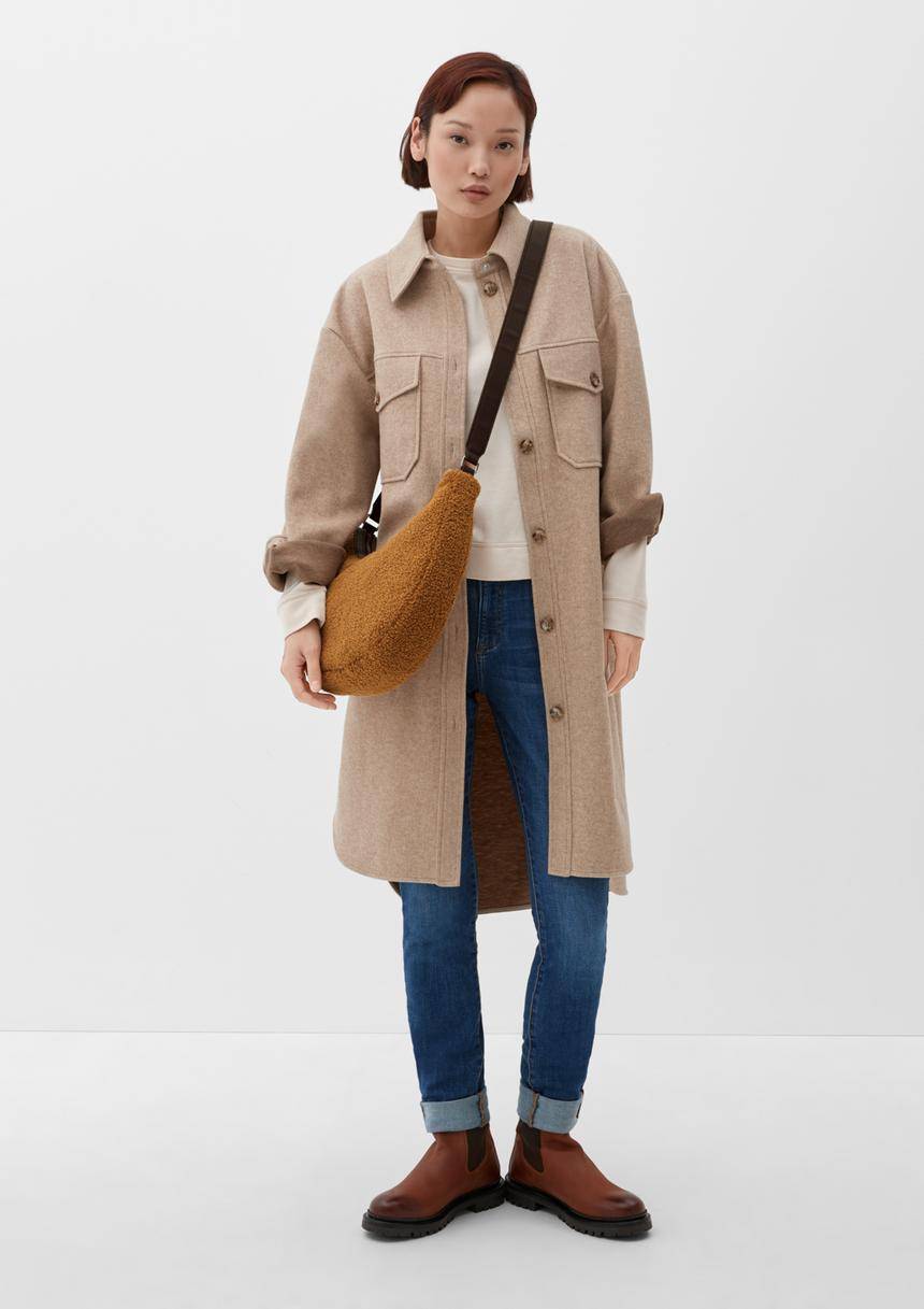 S.Oliver Hobo Bag Aus Teddyplüsch