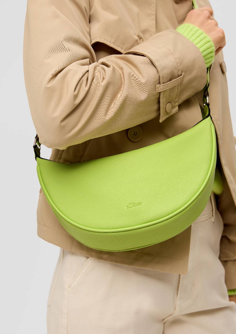 S.Oliver Hobo-Bag Mit Logo-Schultergurt