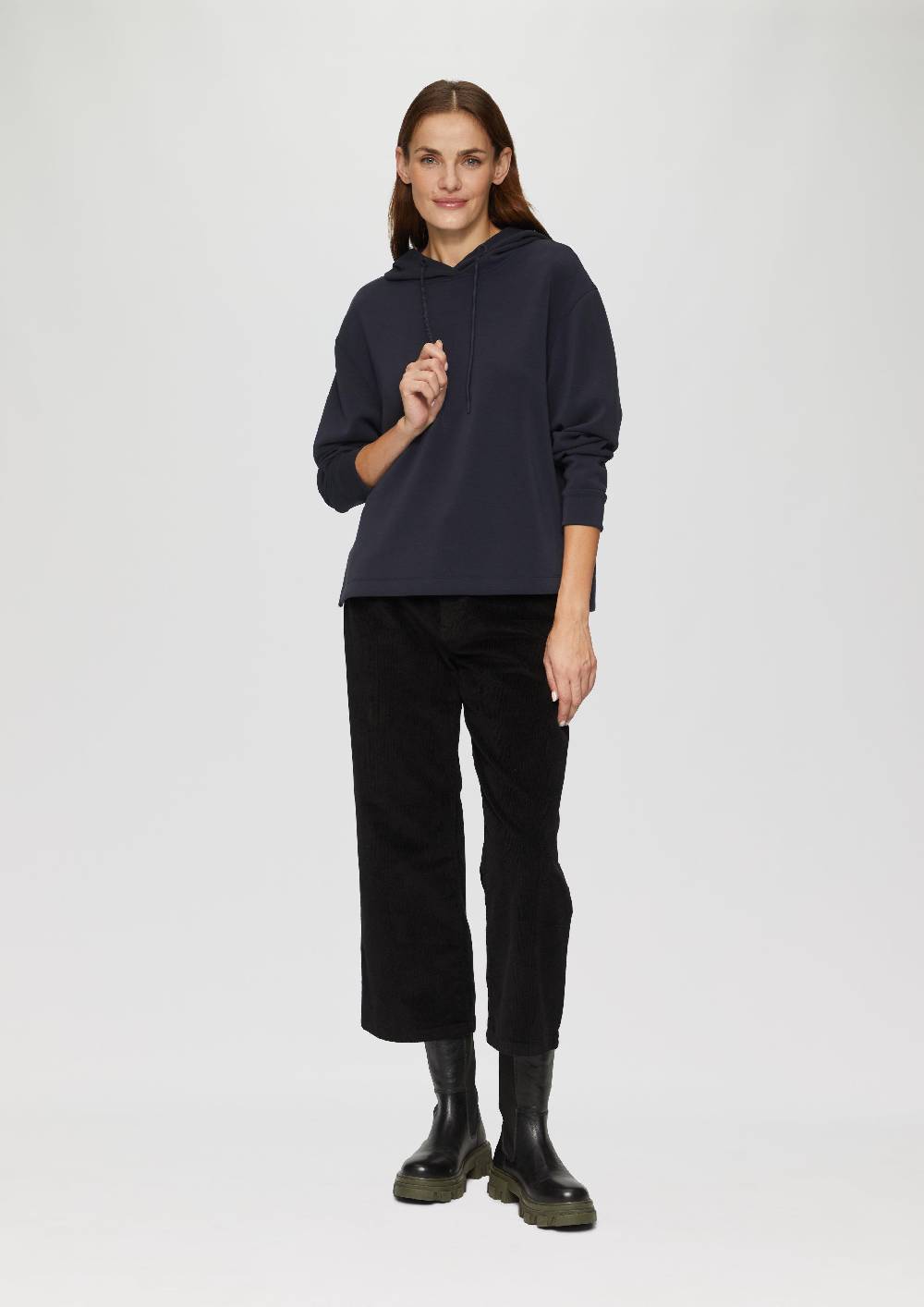 S.Oliver Hoodie Aus Scuba Im Relaxed Fit