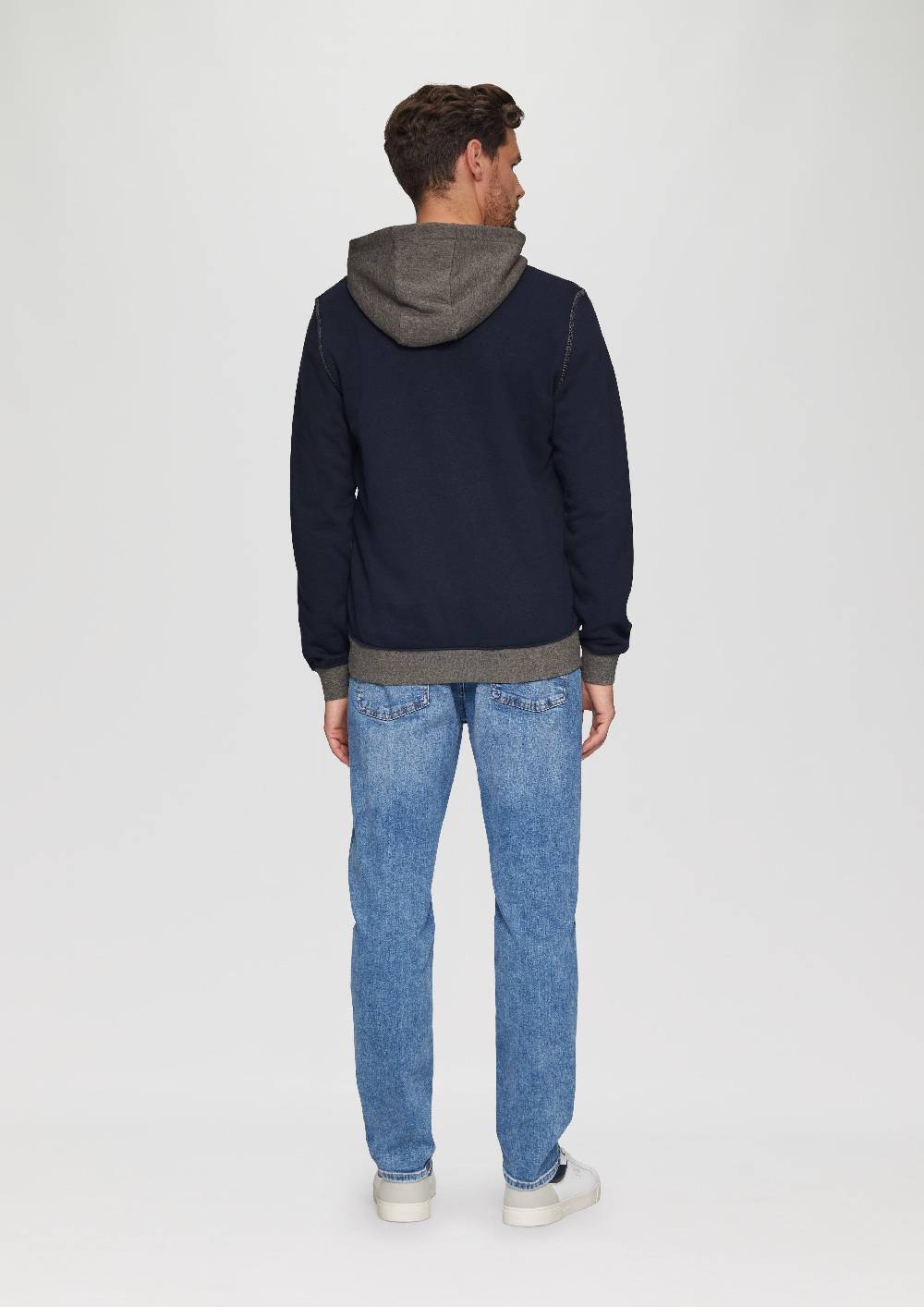 S.Oliver Hoodie Mit Stehkragen Und Reißverschluss