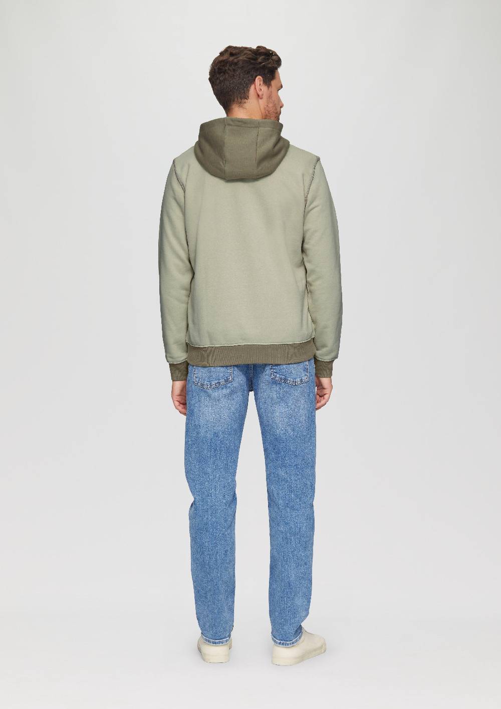 S.Oliver Hoodie Mit Stehkragen Und Reißverschluss