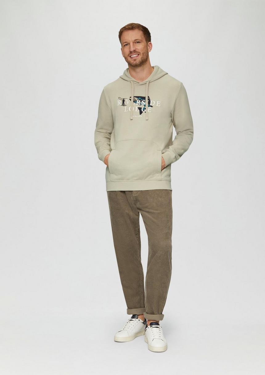 S.Oliver Hoodie Mit Stickerei Und Kängurutasche