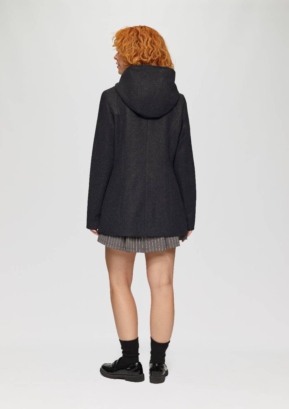 S.Oliver Jacke Mit Kapuze In Wolloptik