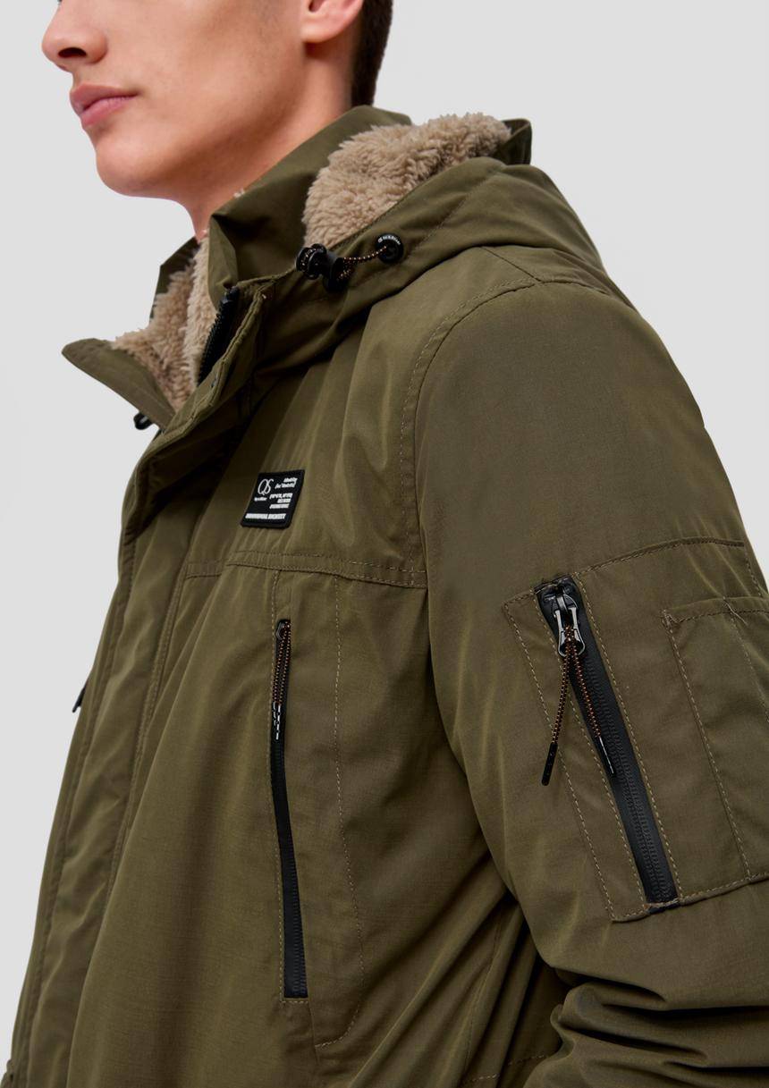 S.Oliver Jacke Mit Teddyplüsch-Futter