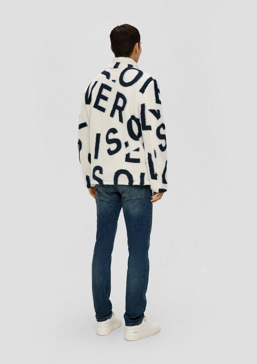 S.Oliver Jacquard-Jacke Mit Print