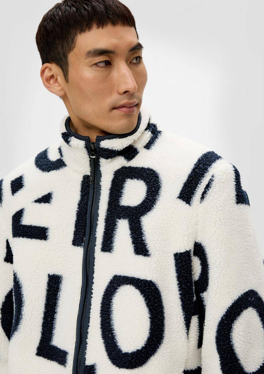 S.Oliver Jacquard-Jacke Mit Print