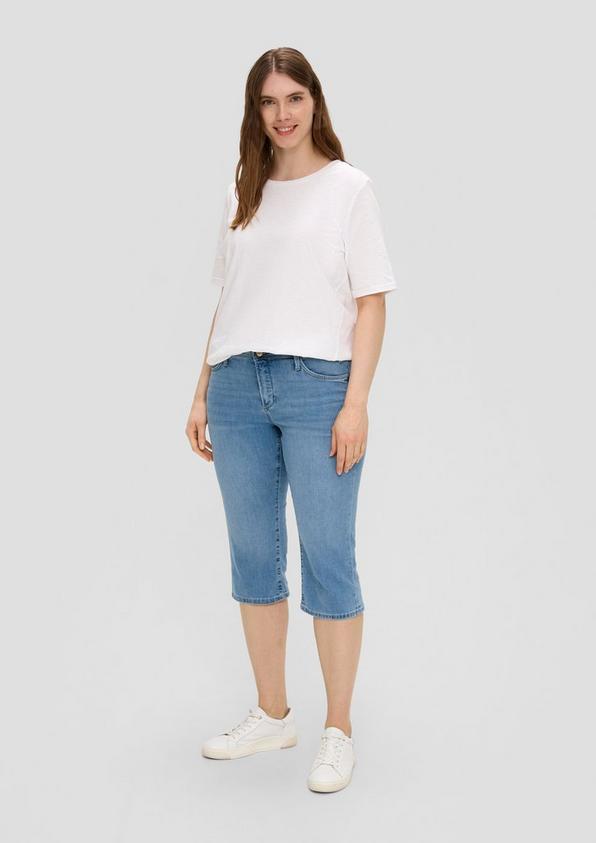 S.Oliver Jeans-Capri / Regular Fit / Mid Rise / Slim Leg