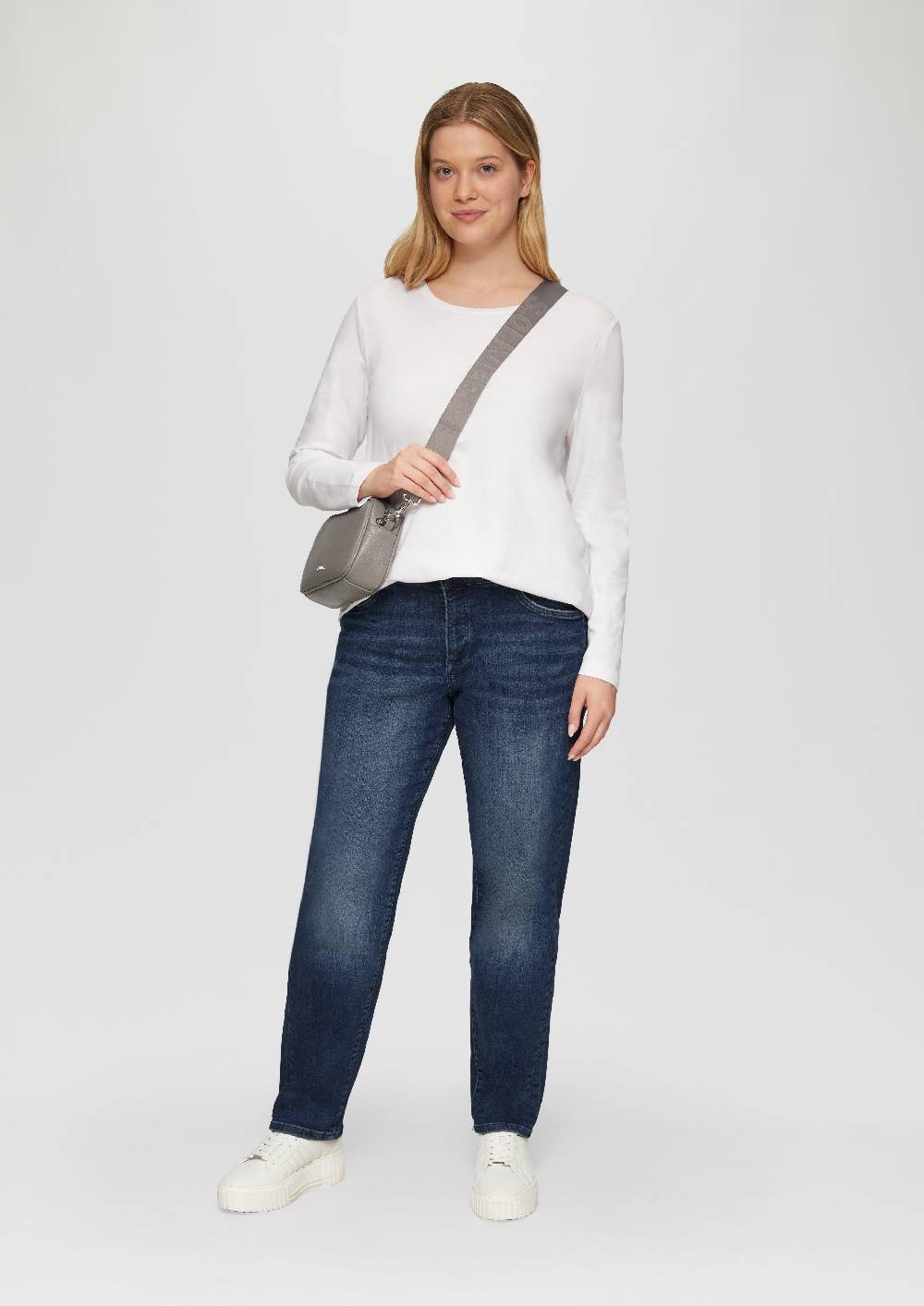 S.Oliver Jeans / Curvy Fit / Mid Rise / Semi Wide Leg