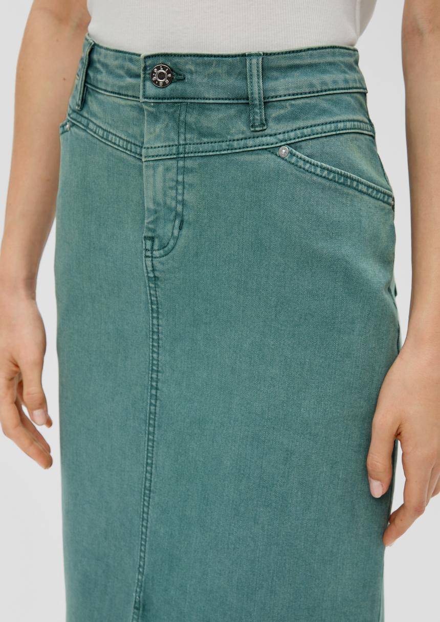 S.Oliver Jeans-Rock Mit Wasch-Effekten