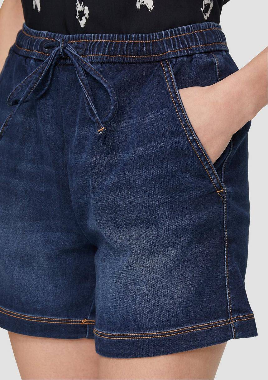 S.Oliver Jeans-Short / Mid Rise / Elastikbund