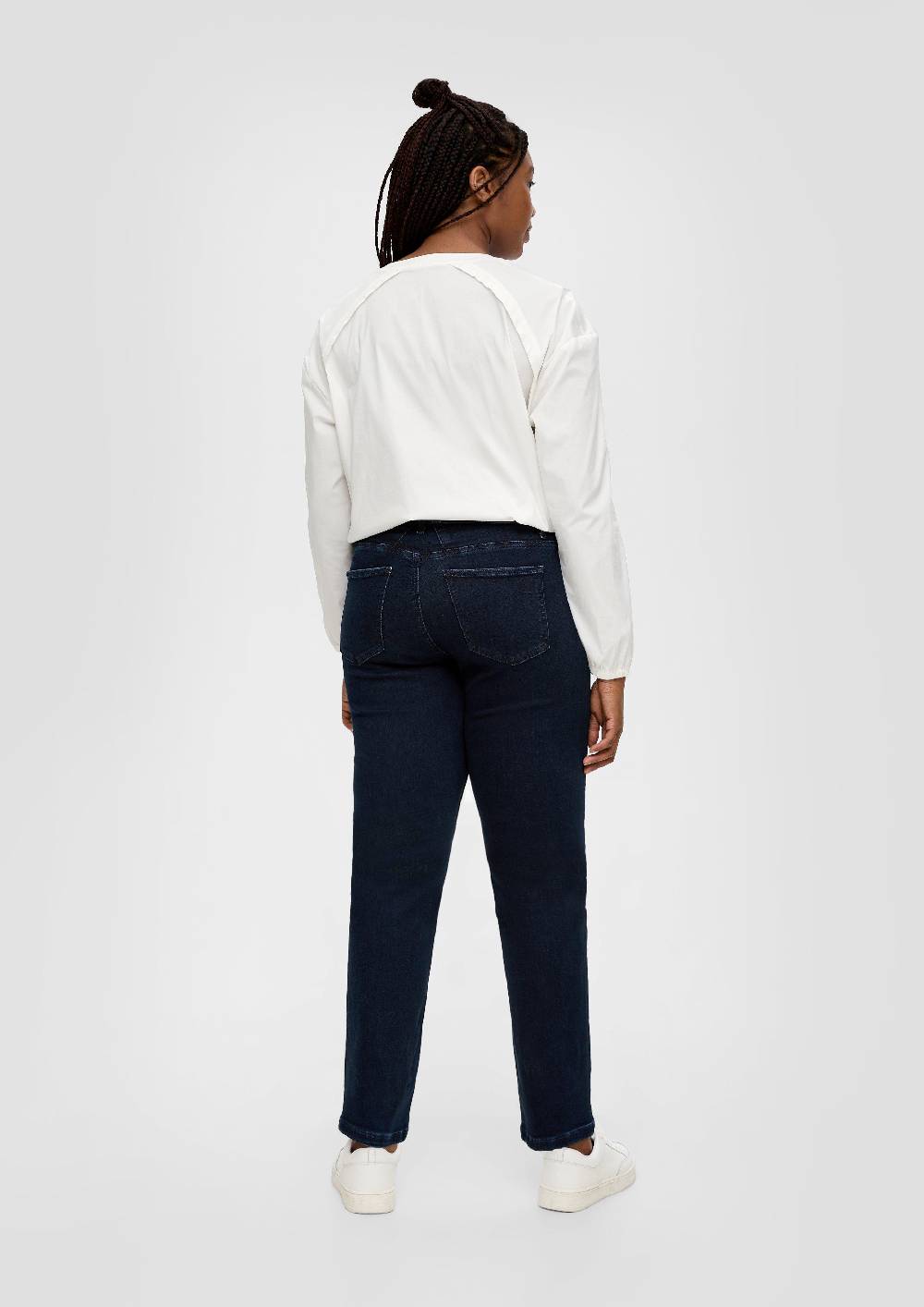 S.Oliver Jeans Slim / Mid Rise / Bindegürtel