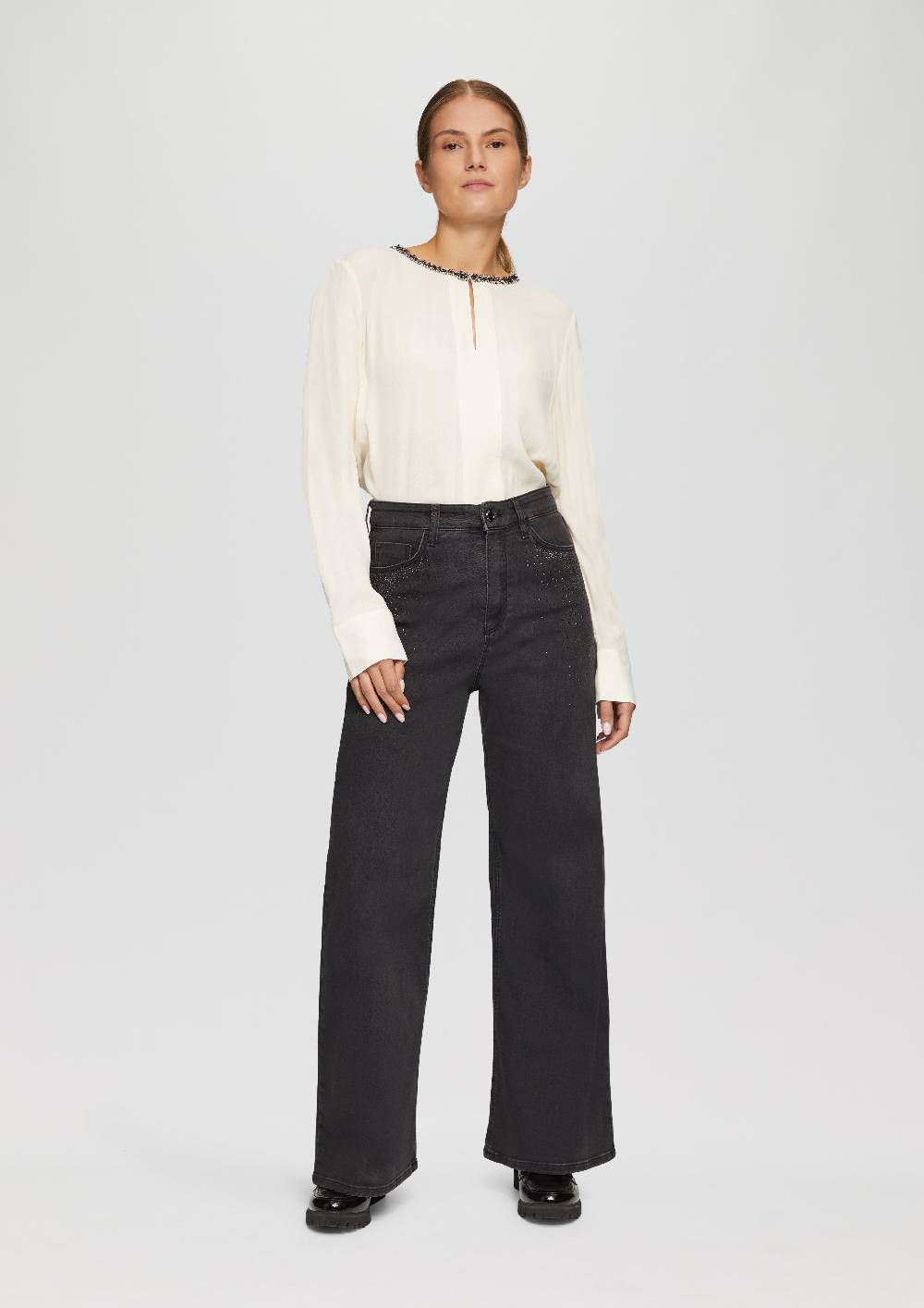 S.Oliver Jeans Suri / Regular Fit / Mid Rise / Wide Leg