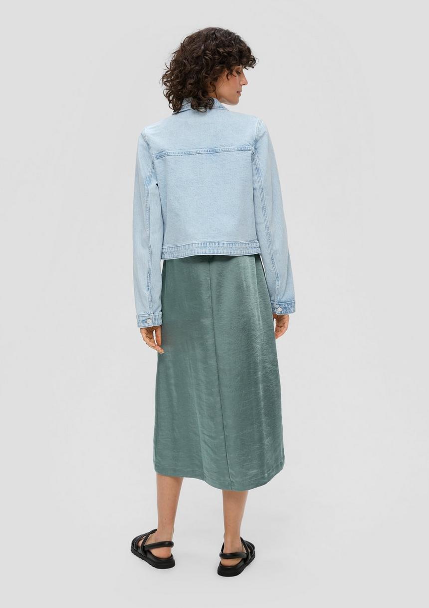 S.Oliver Jeansjacke Mit Hemdkragen