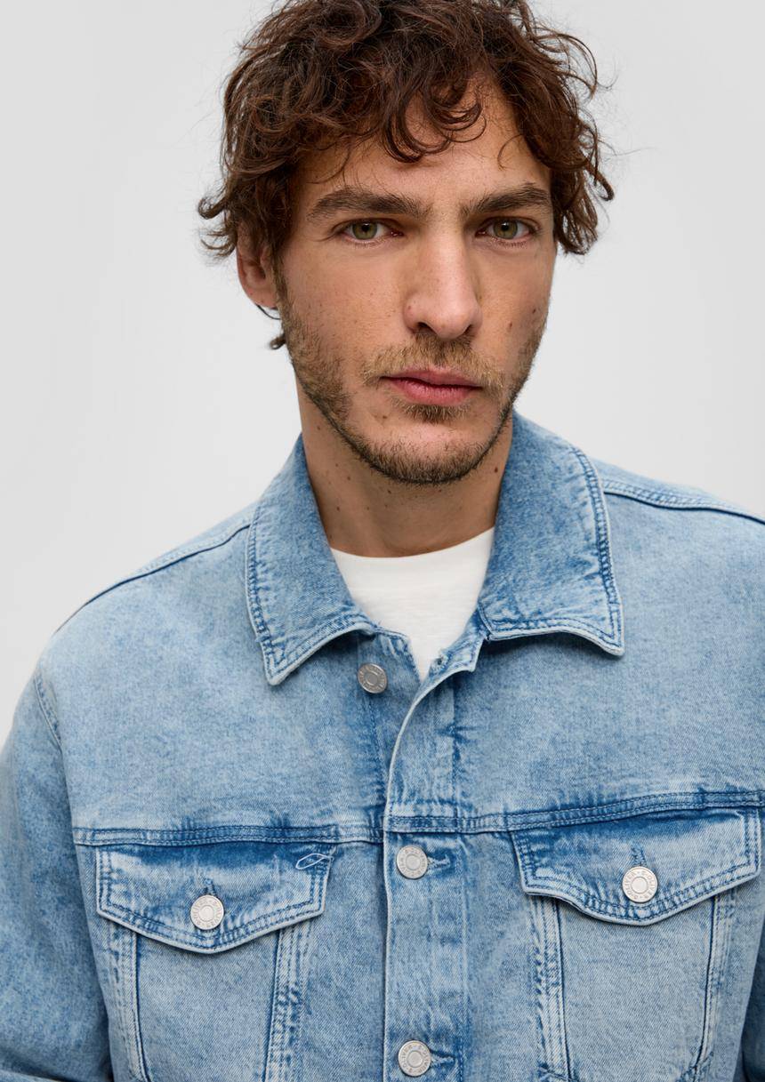 S.Oliver Jeansjacke Mit Waschung