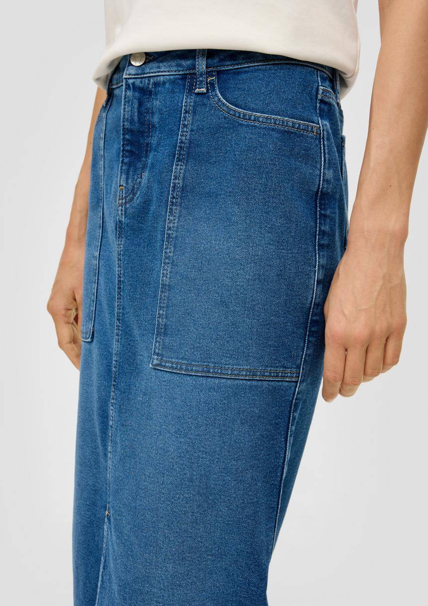 S.Oliver Jeansrock Mit Gehschlitz