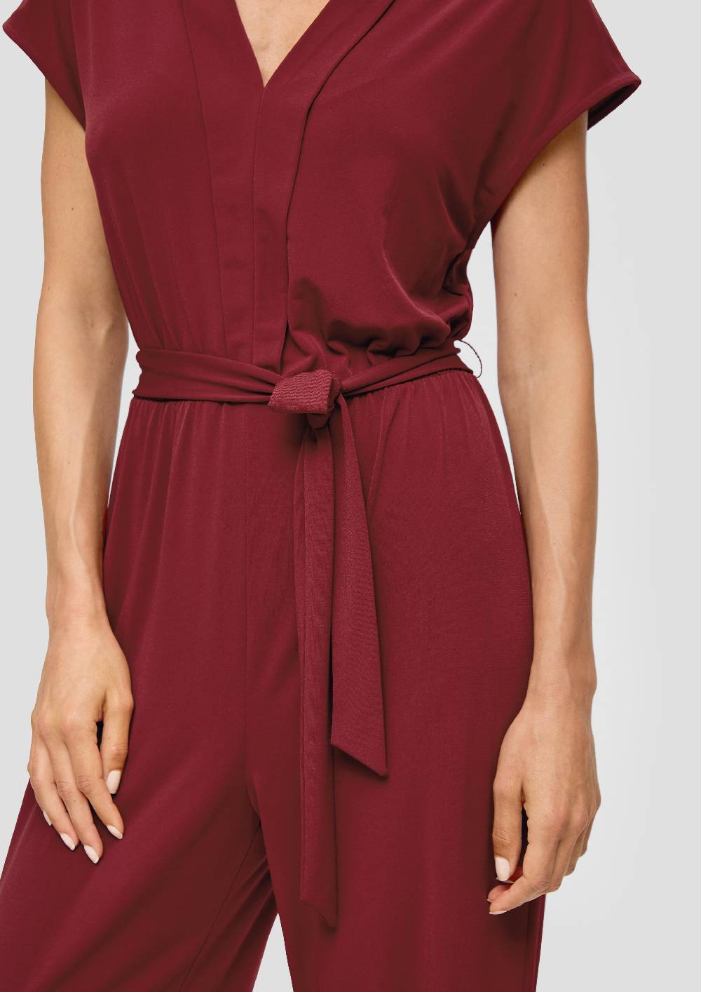 S.Oliver Jersey-Overall Mit Stoffgürtel