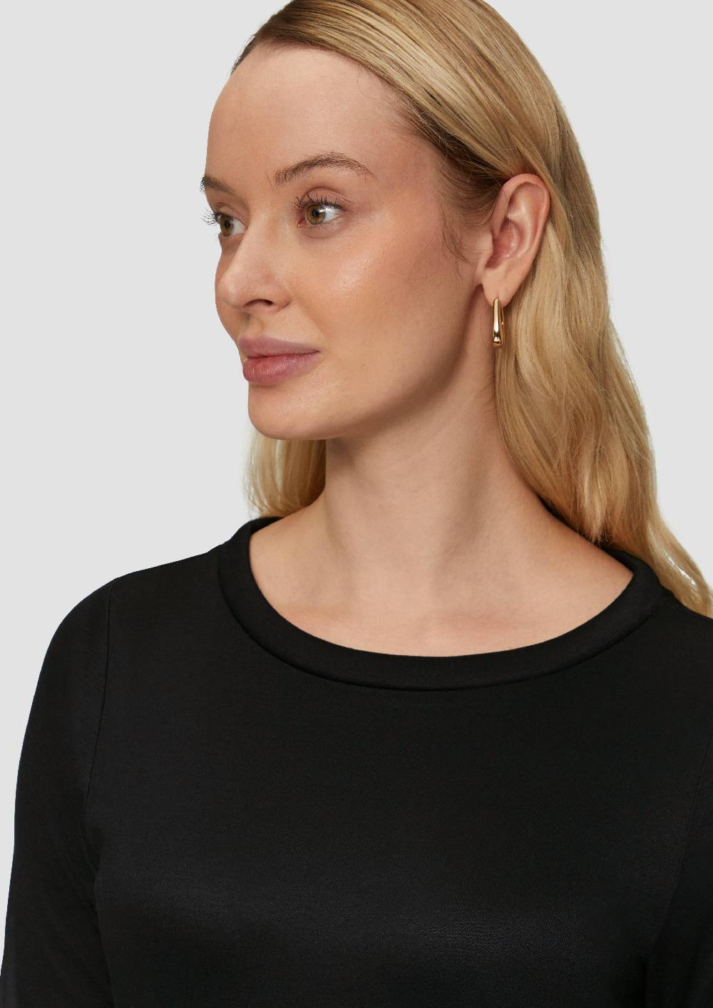 S.Oliver Jersey-Shirt Mit Rundhalsausschnitt