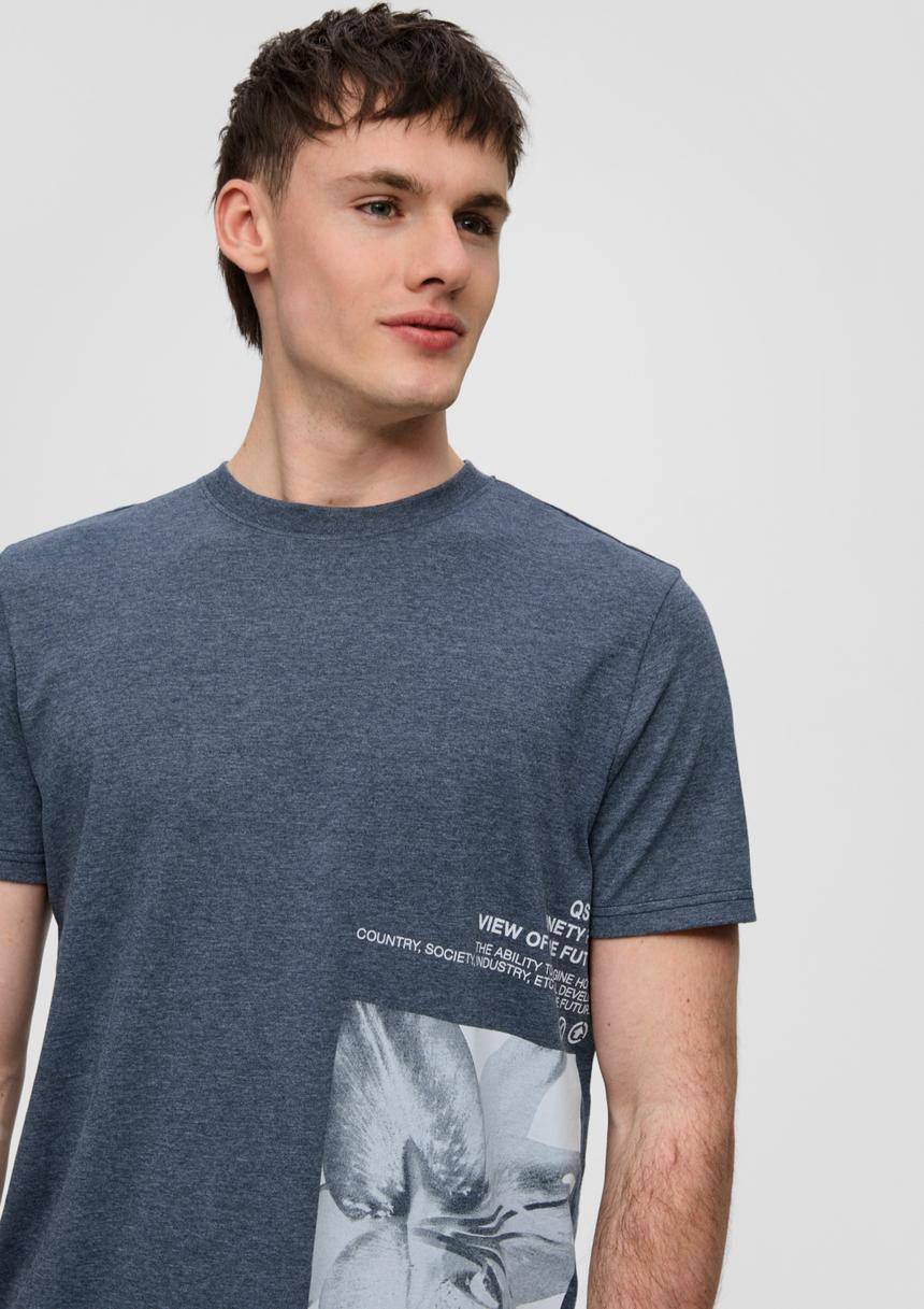 S.Oliver Jersey T-Shirt Mit Frontprint